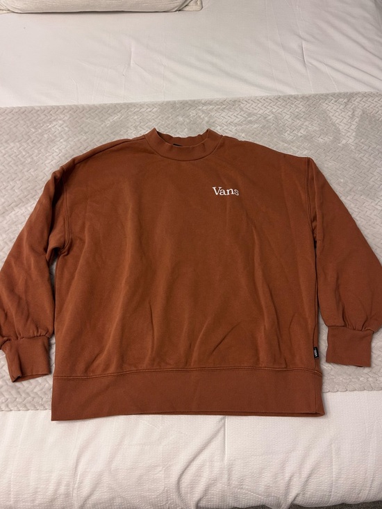 Vans Sweaters - Vans Crewneck Sweatshirt in Rust Brown
